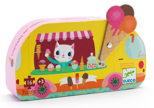 [36207264] PUZZLE SILUETA CAMION HELADOS