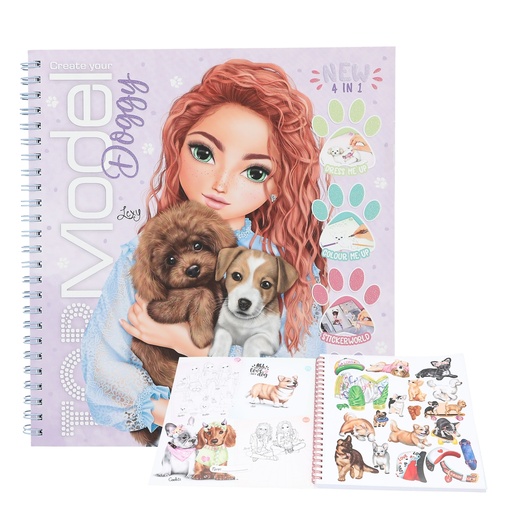 [50213218] CUADERNO COLOREAR CREA TU PERRITO TOP MODEL