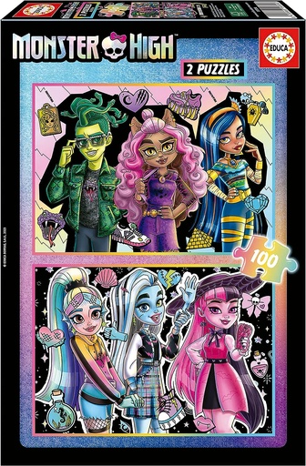 [04019704] PUZ.2x100 MONSTER HIGH