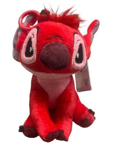 [48348718] LLAVERO PELUCHE STITCH ROJO