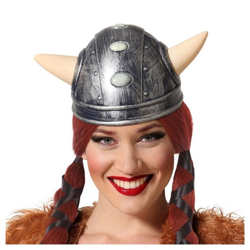 [01866597] CASCO VIKINGO CUERNOS