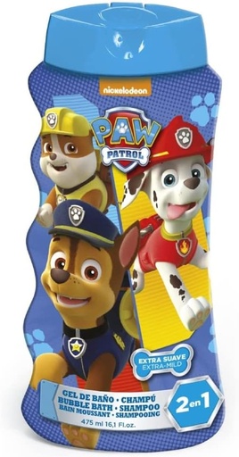 [69601111] GEL Y CHAMPU PAW PATROL 475 ML.