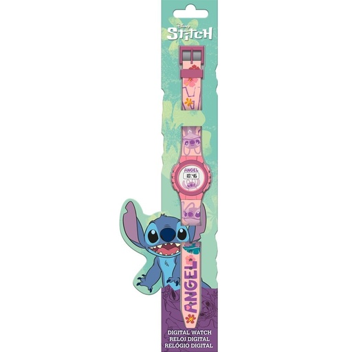 [12489207] RELOJ DIGITAL STITCH ROSA