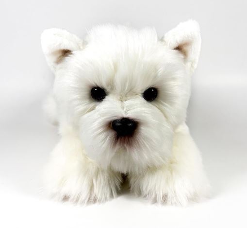 [56733291] PELUCHE TERRIER BLANCO 25 CM.