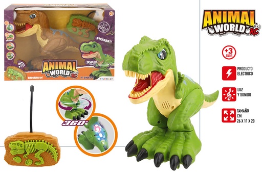 [05639580] DINOSAURIO R/C. LUZ/SON.