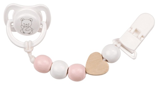 [39406398] CHUPETE C/CADENA MAD.+PINZA