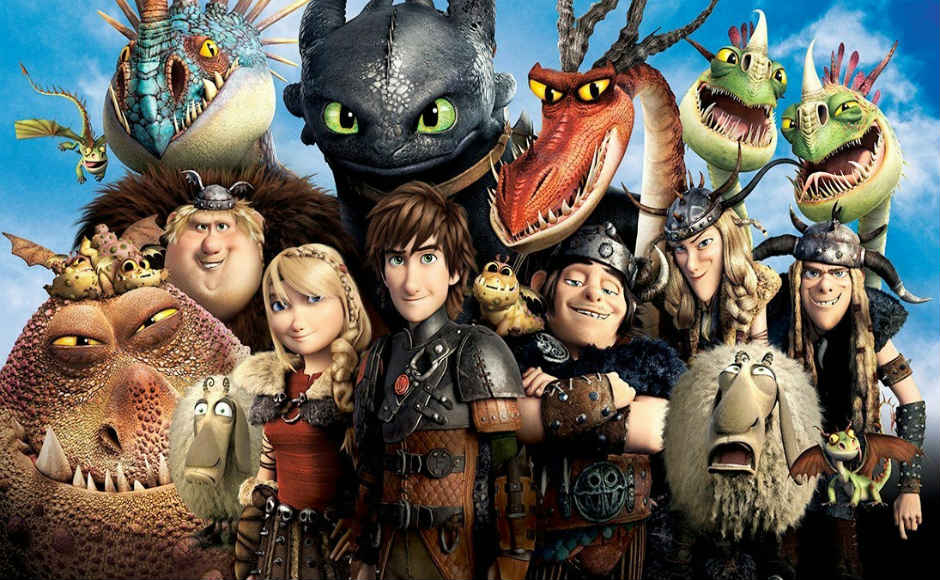 Personajes de la Películas como entrenar a tu dragón 2