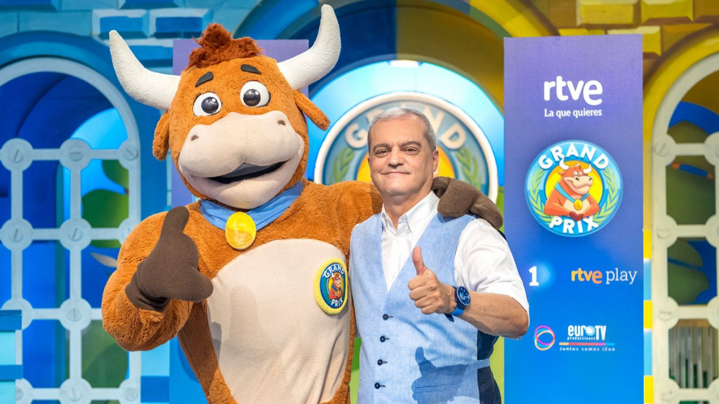 Las famosas imágenes del popular programa del Gran Prix la Vaquilla y Ramón García