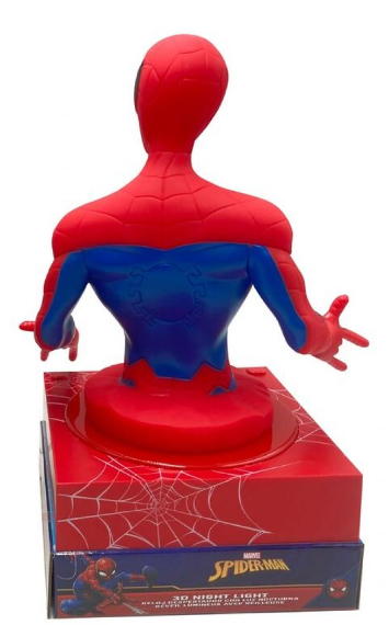 LAMPARA DESPERTADOR 3D SPIDERMAN