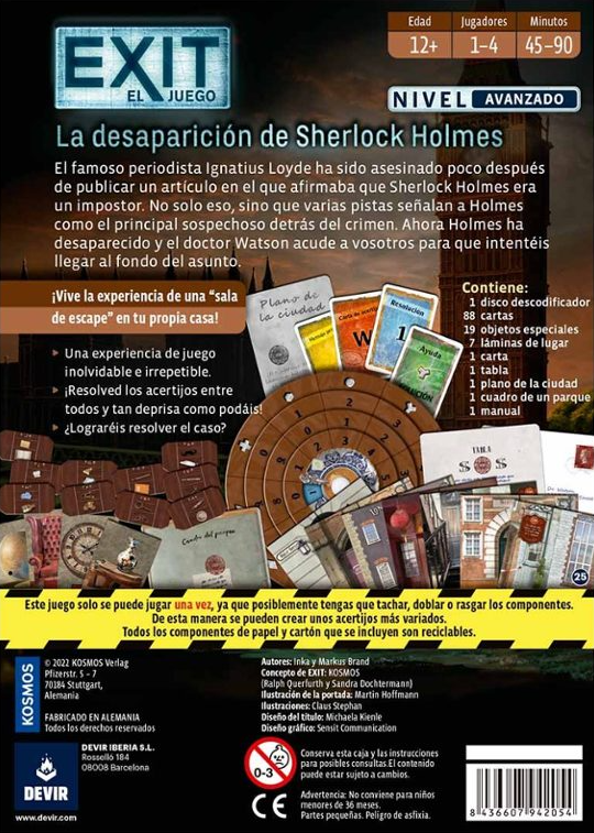 EXIT DESAPARICION SHERLOCK H.
