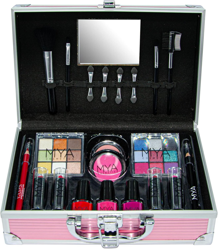 MALETIN MAQUILLAJE MYA MET.PINK