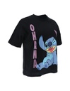 CAMISETA M/C.LILO NEGRA T.XL
