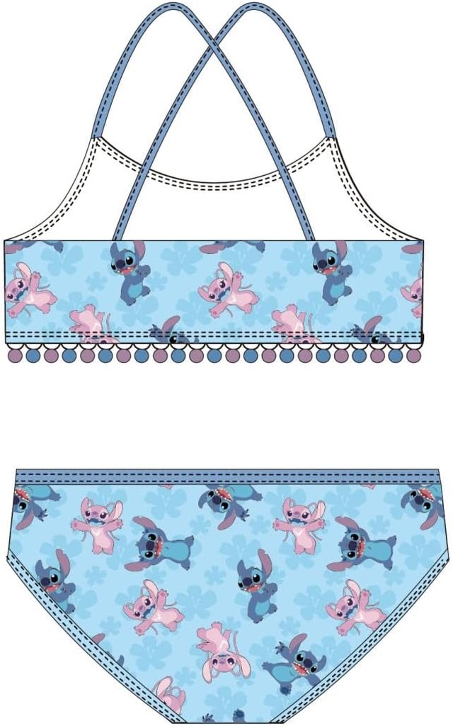 BIKINI STITCH AZUL T.10