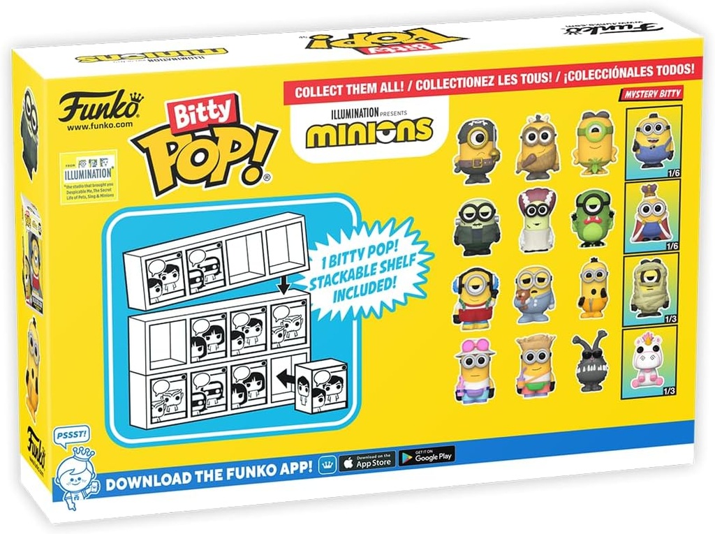 BITTY POP - MINIONS POLLER SKATE