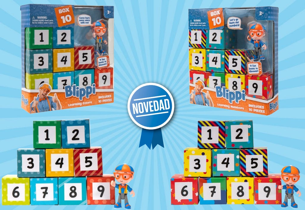 BLIPPI CAJA 10 SORPRESAS