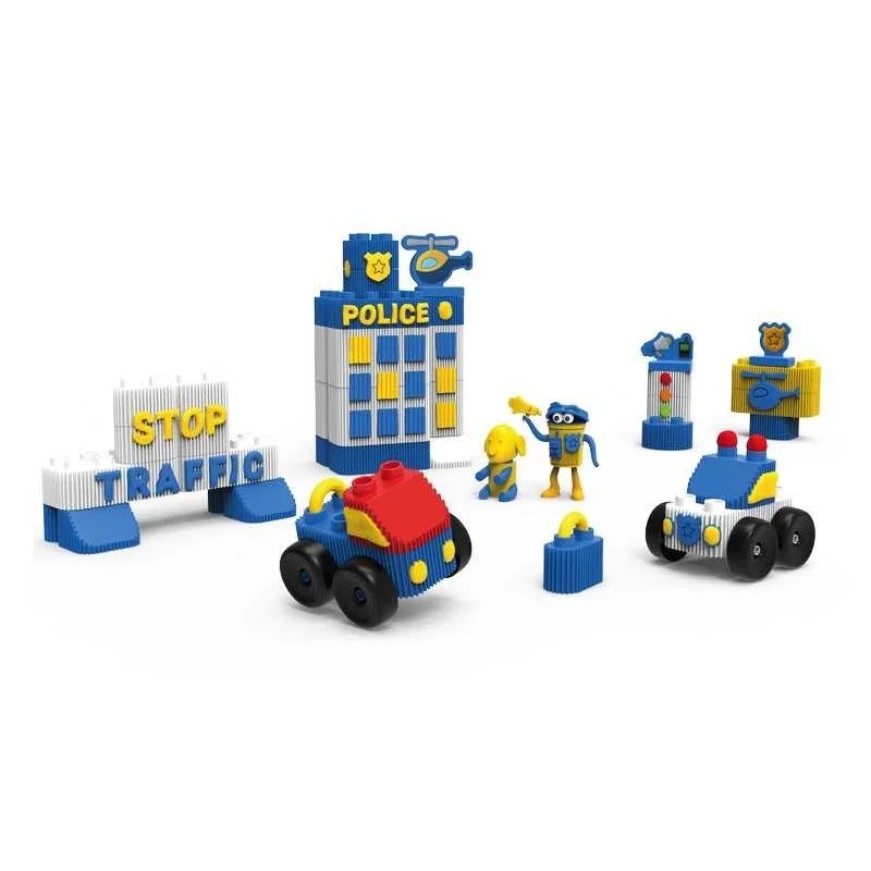 BLOQUES COCHE POLICIA PLAYDOH