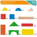 BLOQUES MADERA WOOMAX 100 P.