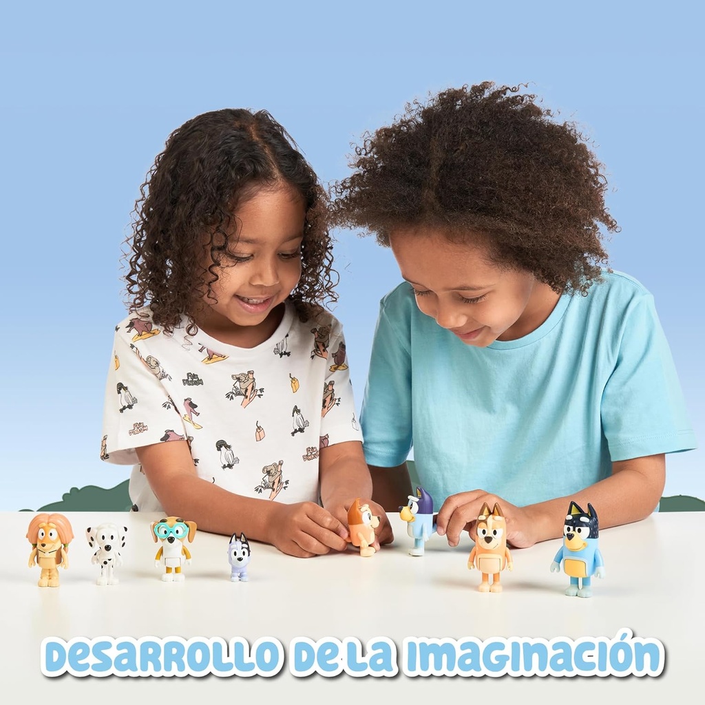 BLUEY PACK 8 FIGURAS
