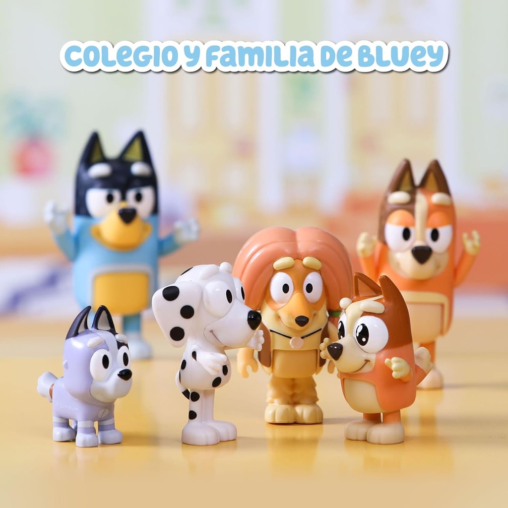 BLUEY PACK 8 FIGURAS