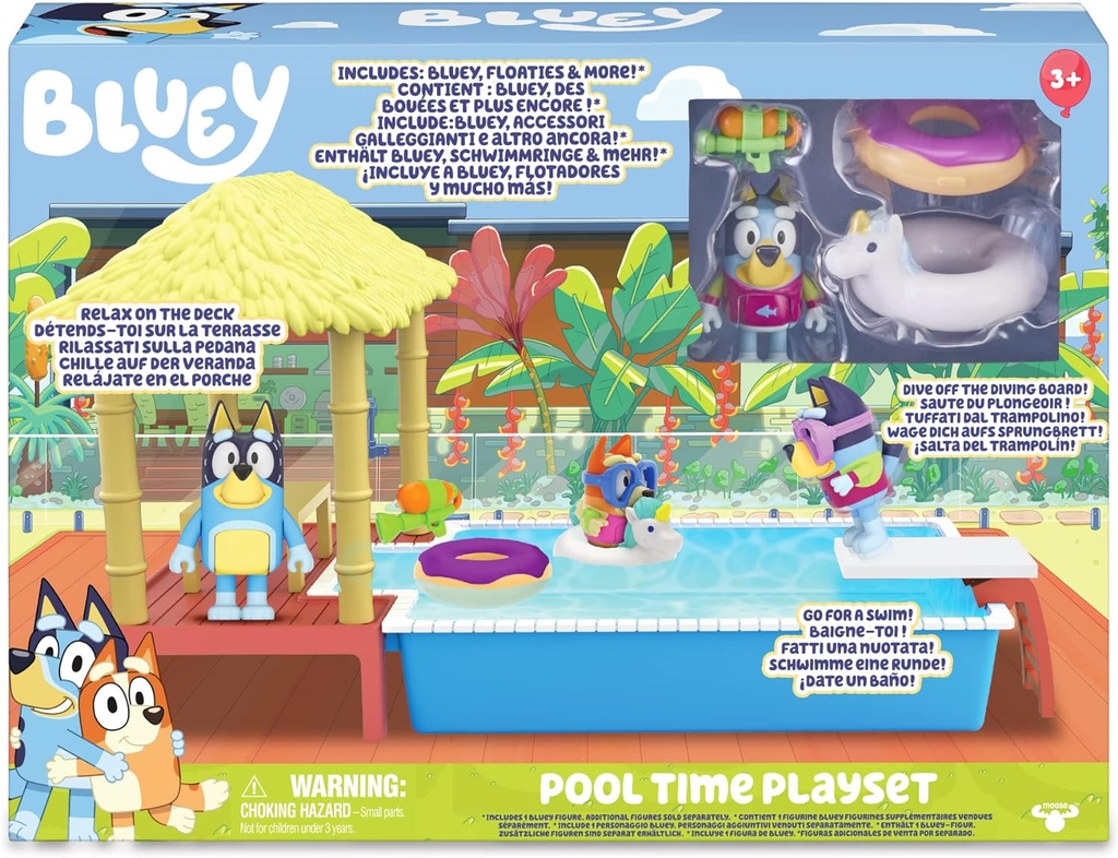 BLUEY PISCINA PLAYSET