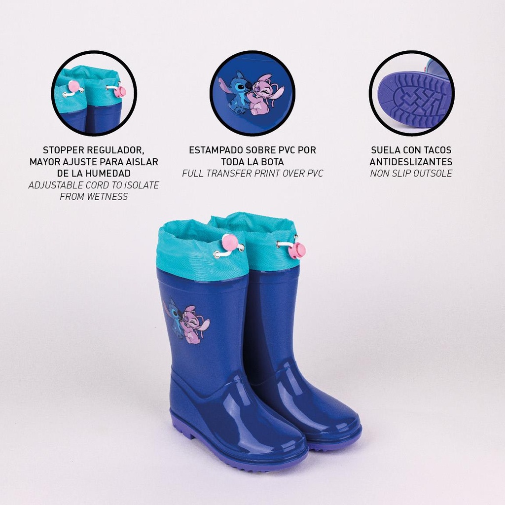 BOTAS AGUA STITCH T.28