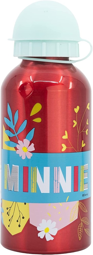 BOTELLA MINNIE ALUMINIO 400 ML.