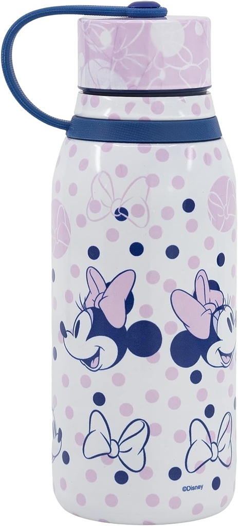 BOTELLA MINNIE INOX. 330 ML.