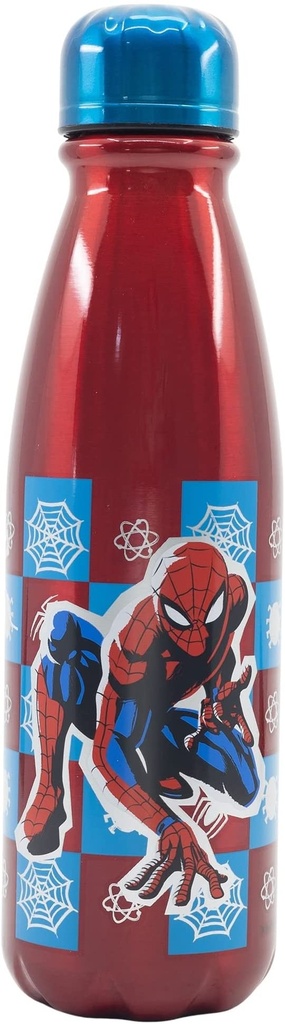 BOTELLA SPIDERMAN 600 ML. ALUM.