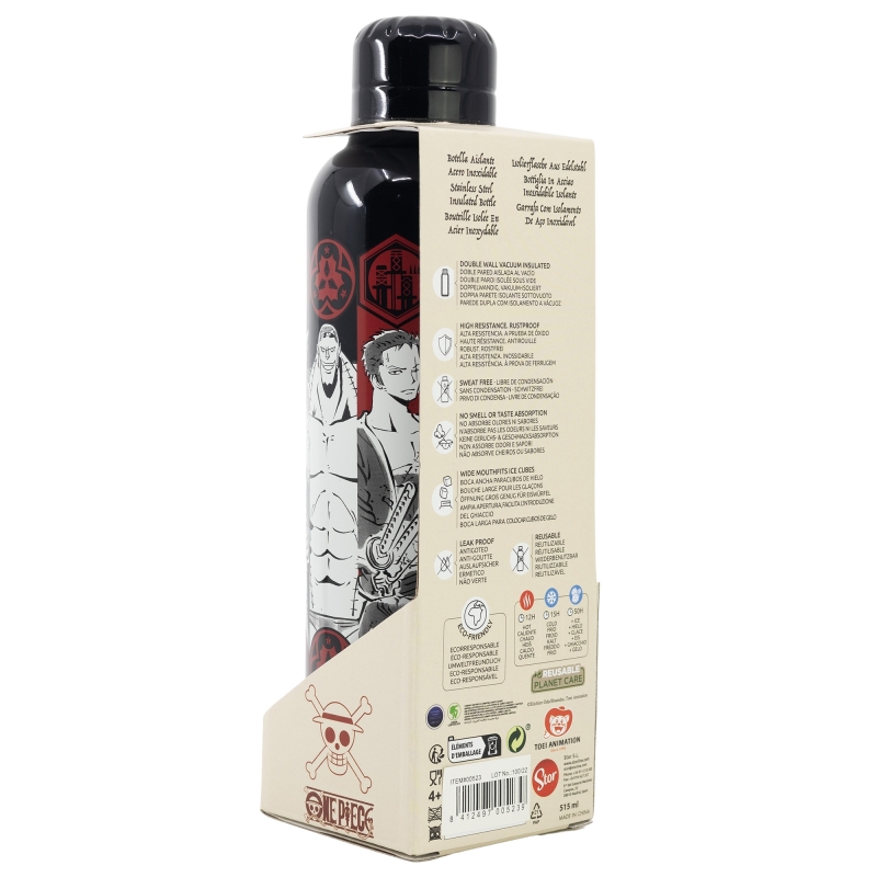 BOTELLA TERMO ONE PIECE 515 ML.