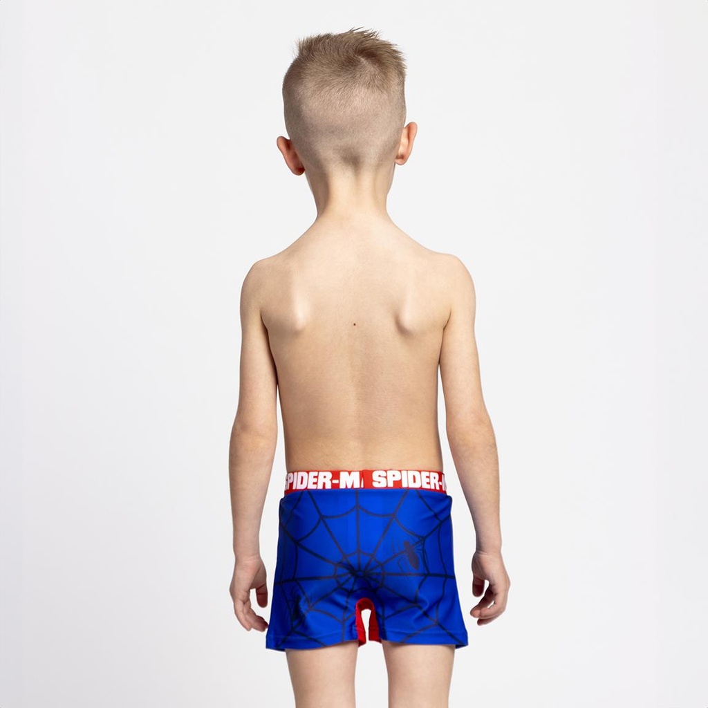 BOXER BAÑO SPIDERMAN ROJO T.5
