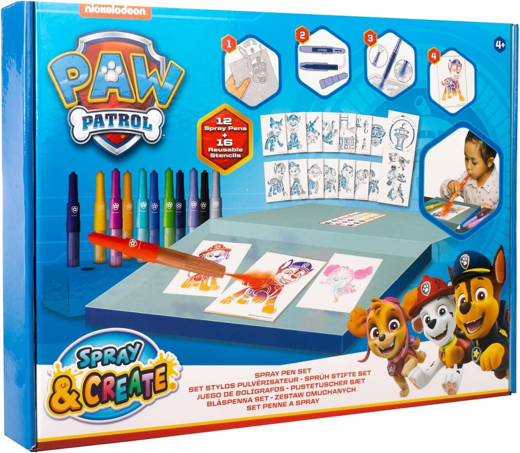 CAJA DIBUJO AEROGRAFOS PAW P.