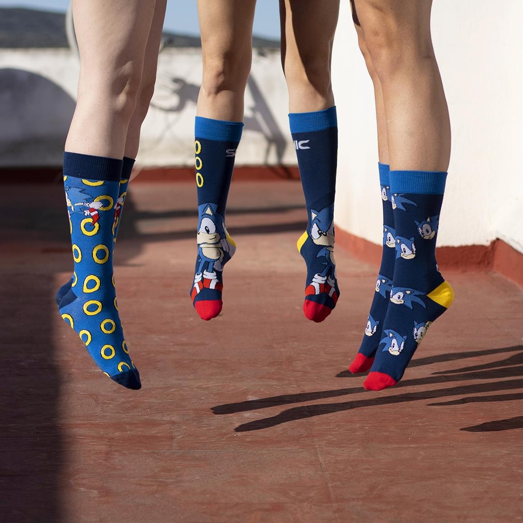CALCETINES SONIC (PACK 3)