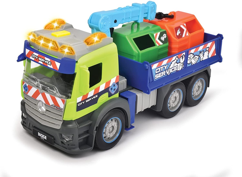 CAMION RECICLAJE 26 CM.LUZ/SON.