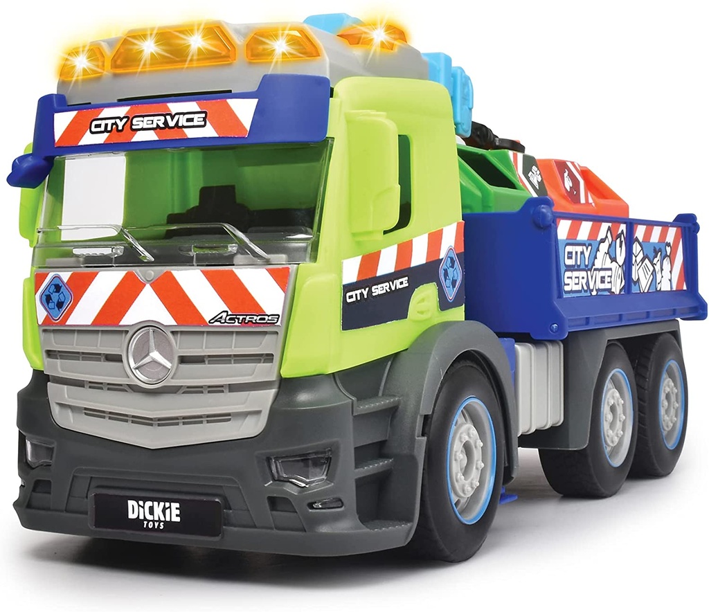 CAMION RECICLAJE 26 CM.LUZ/SON.
