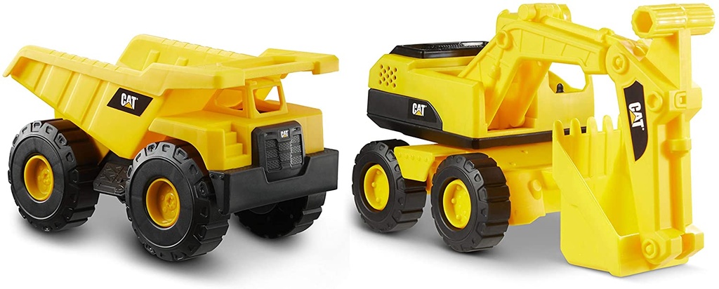 CAMION VOLQUETE Y EXCAVADORA