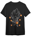 CAMISETA GOKU PEQ.BOLAS T.L