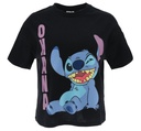 CAMISETA M/C.LILO NEGRA T.S