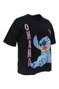 CAMISETA M/C.LILO NEGRA T.S