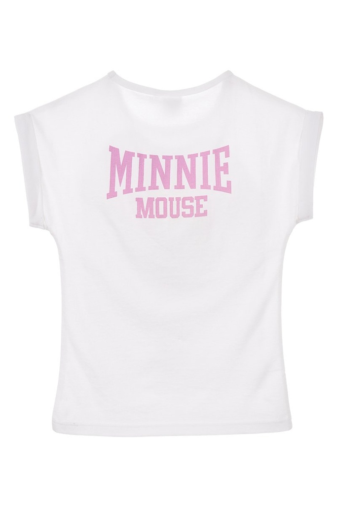 CAMISETA M/C.MINNIE BLANCA T.3