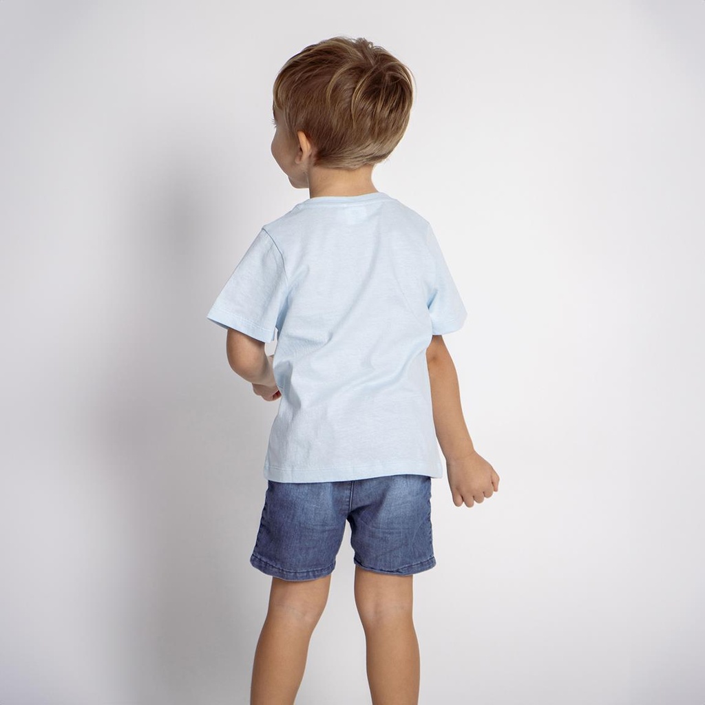 CAMISETA M/C.STITCH AZUL CL.T5