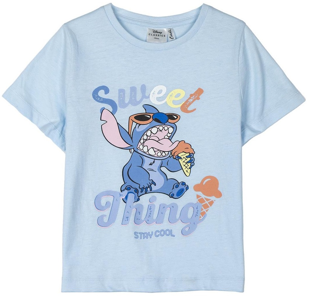 CAMISETA M/C.STITCH AZUL CL.T5