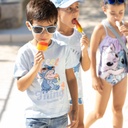 CAMISETA M/C.STITCH AZUL CL.T6