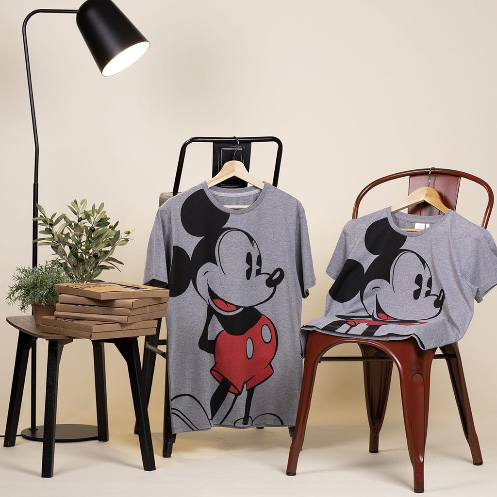 CAMISETA MICKEY GRIS T.M