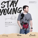 CAMISETA MICKEY GRIS T.M