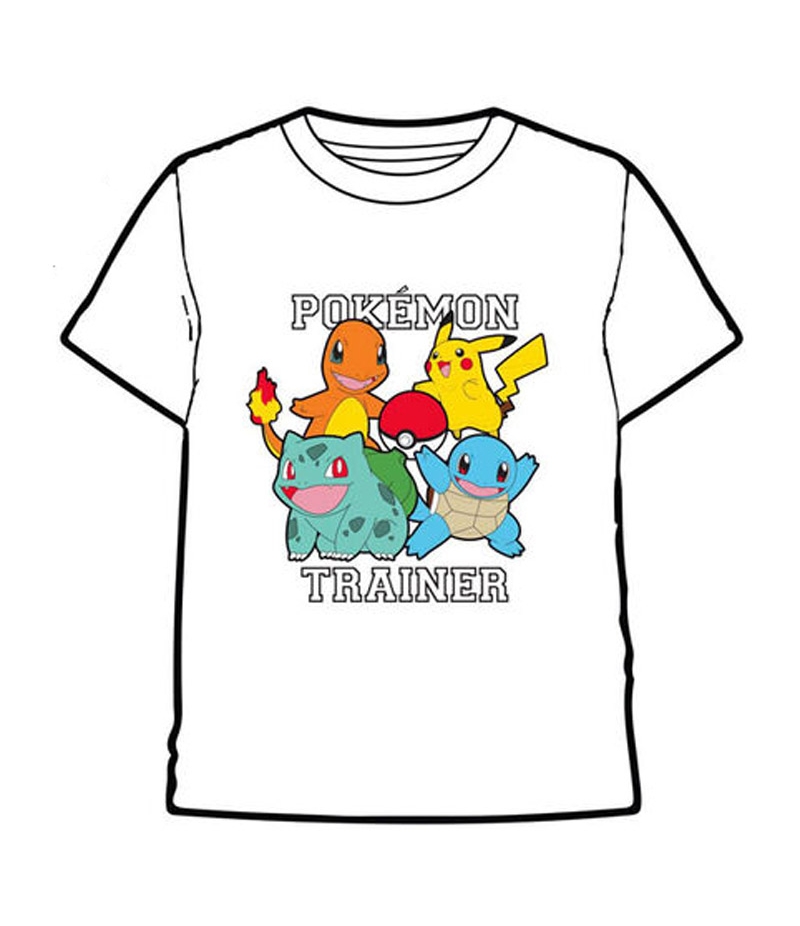CAMISETA POKEMON TRAINER T.12