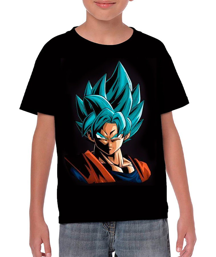 CAMISETA SON GOKU NEGRA T.10