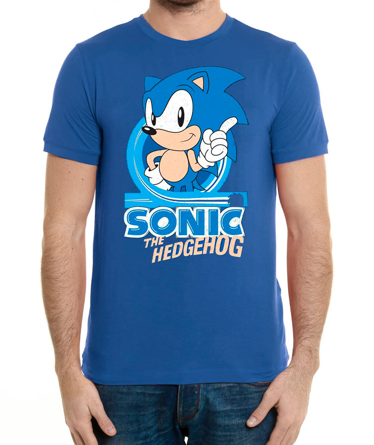 CAMISETA SONIC AZUL T.M