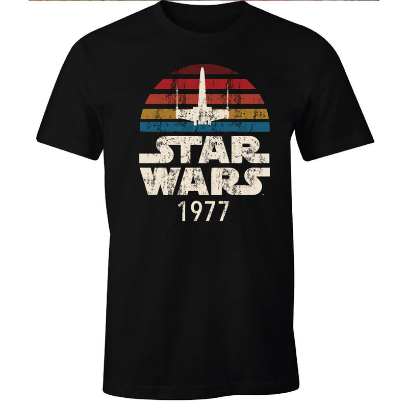 CAMISETA STAR WARS 1977 NEG.TM
