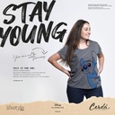 CAMISETA STITCH GRIS T.L