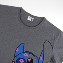 CAMISETA STITCH GRIS T.L